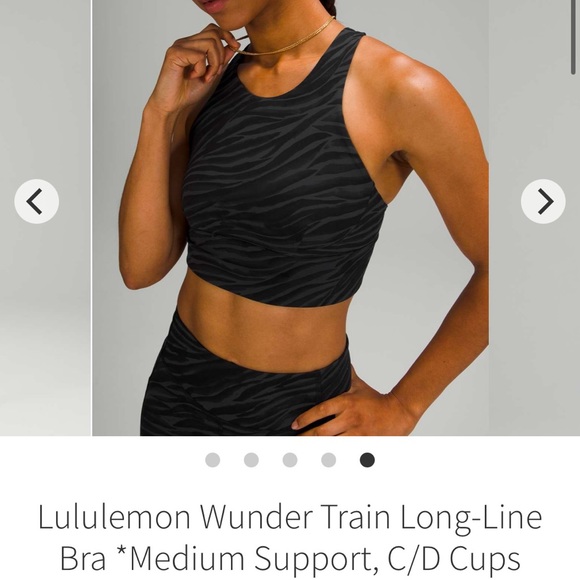 Lululemon Wunder Train Longline Bra | Size 2 - Picture 4 of 5